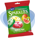 Sparkles Tropical Fruit 125g
