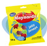 Maynards Fruit Flavoured Jelly Jerseys 125g